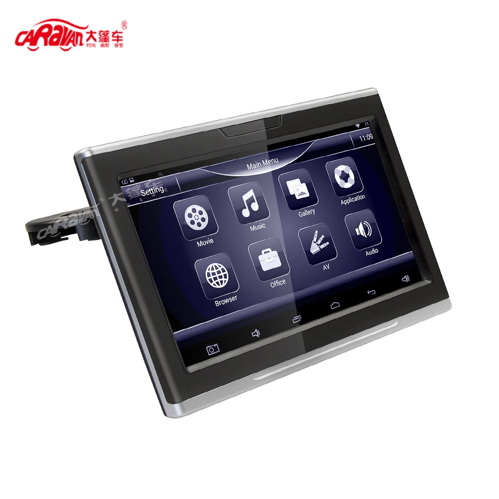 Караван 2 шт. Универсальный Android 4.4.4 подголовник автомобиля монитор 10.1 дюймов 1280*800
