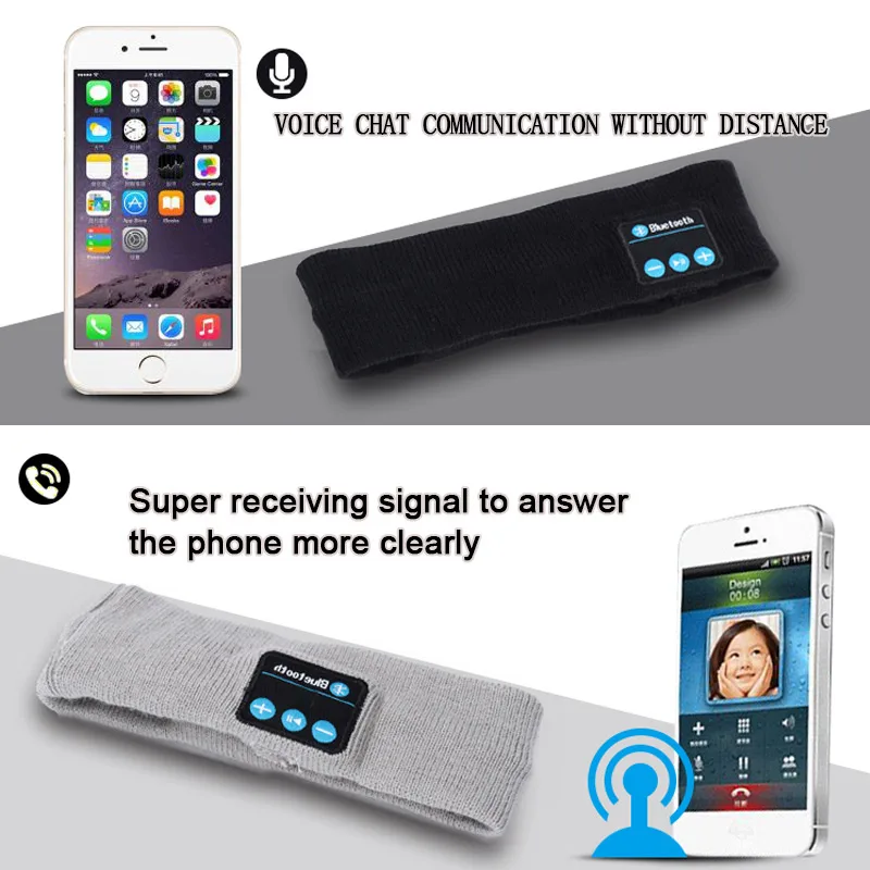 M. uruoi Беспроводная Bluetooth 4 1 повязка на голову наушники Смарт стерео износостойкая