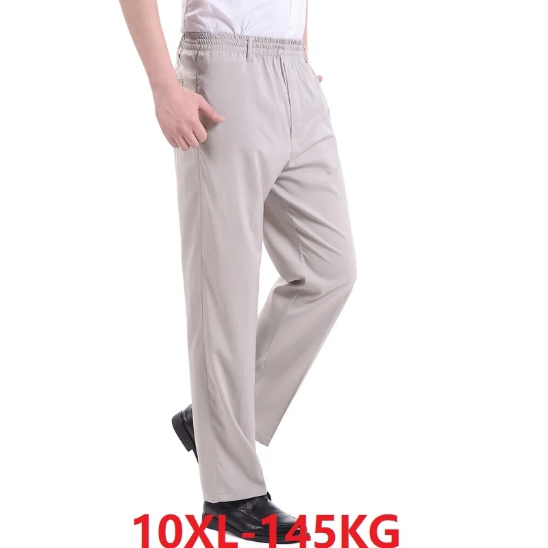7XL 8XL 9XL летние мужские повседневные домашние брюки больших размеров 10XL