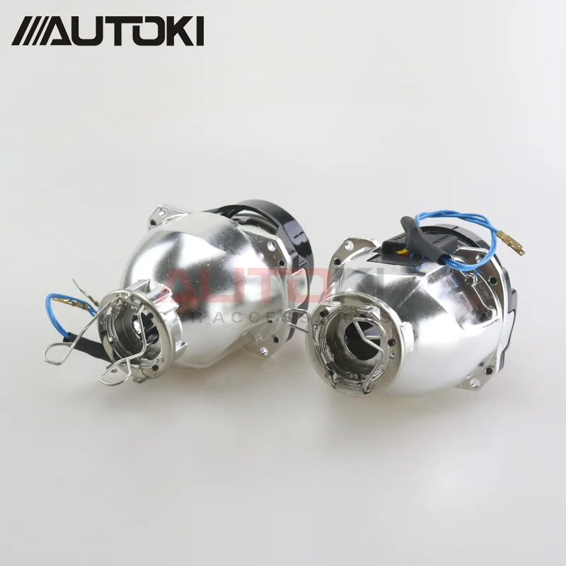 Бесплатная доставка биксеноновые прожекторы AUTOKI FXR 4 0 2 5 дюйма LHD RHD HID фары для