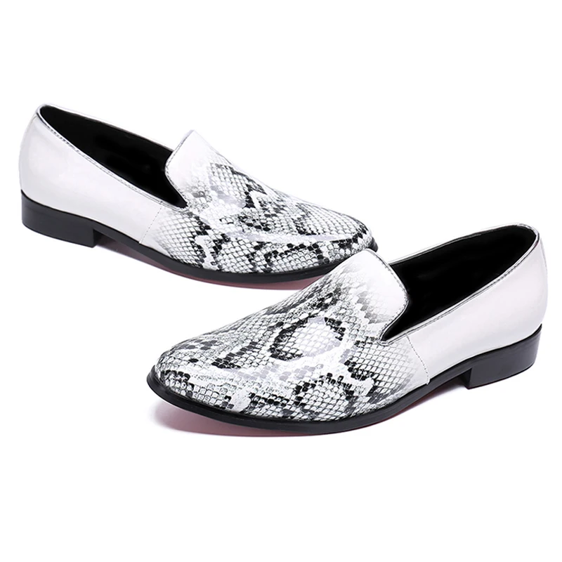 Размера плюс 2018 Роскошные круглый носок без шнуровки мужские мокасины Лоферы