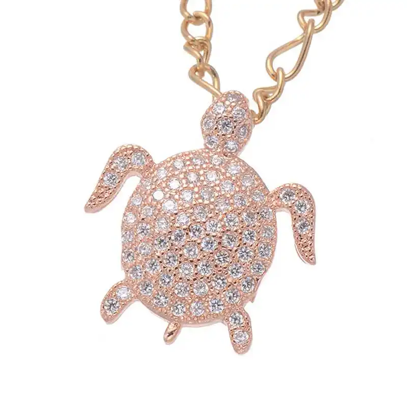 Высококачественный медный металл с цирконием стразы золотой розовое золото