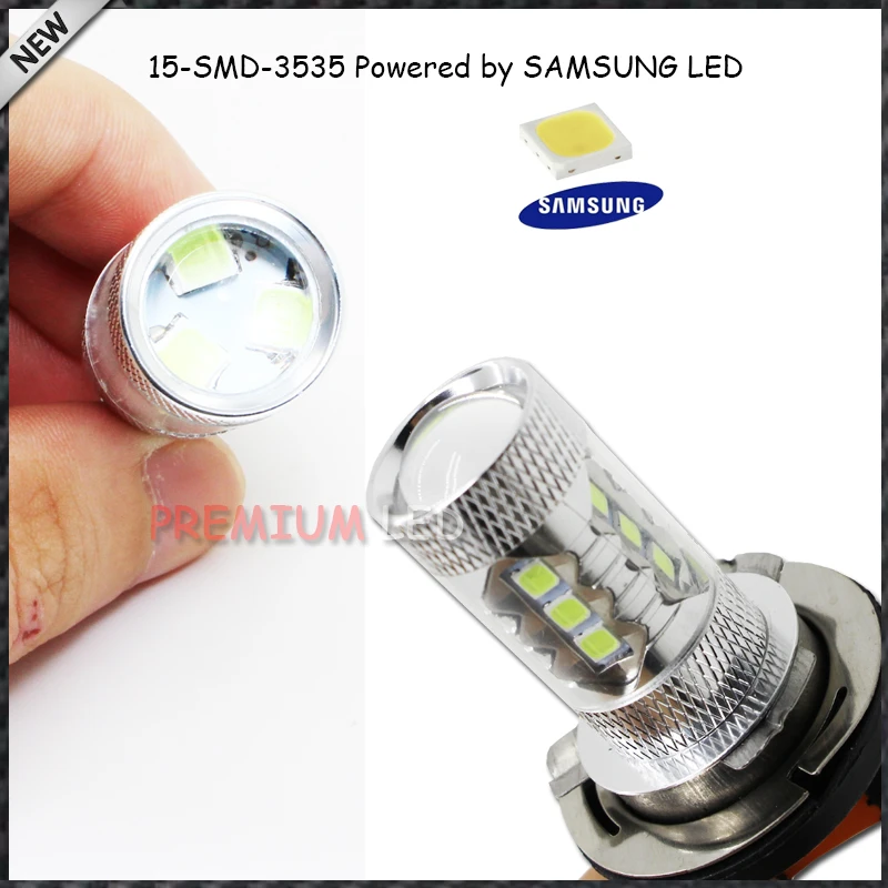 IJDM 10000 К Ice Blue супер яркий светодио дный 3535-SMD H15 лампы для Audi BMW Mercedes Volkswagen