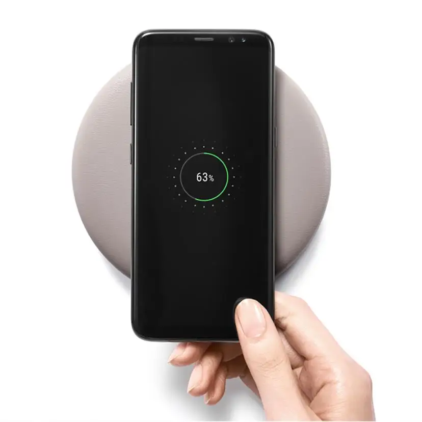 samsung galaxy s8 s9 s10 plus Быстрое беспроводное зарядное устройство адаптер для iphone 8 x xs xr max mi 9 9 s huawei mate 20 pro