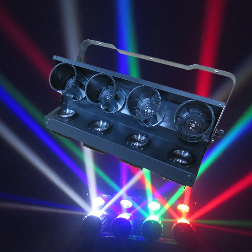 4x10 Вт Dj Light rсветодио дный GBW светодиодный Ролик Сканер огни с 360 градусов барабаны