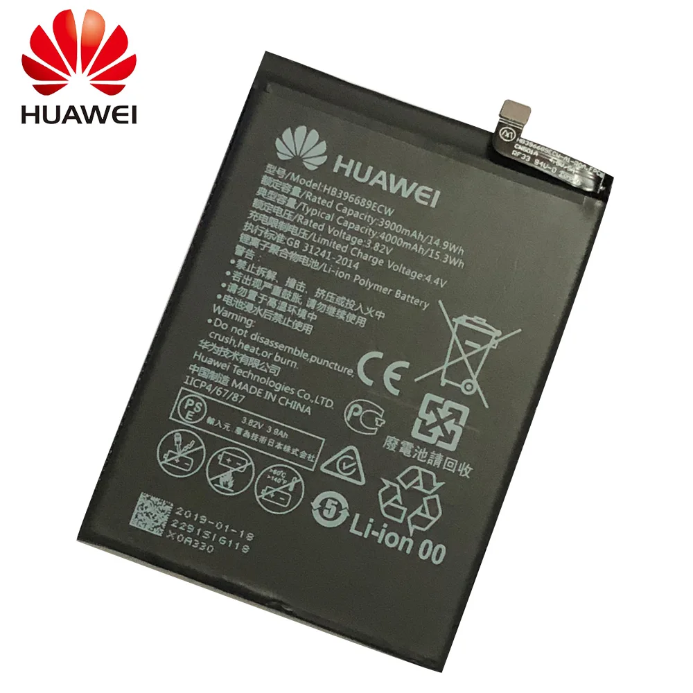 Hua Wei HB396689ECW оригинальная запасная батарея для телефона Huawei Mate 9 Mate9 литий ионная
