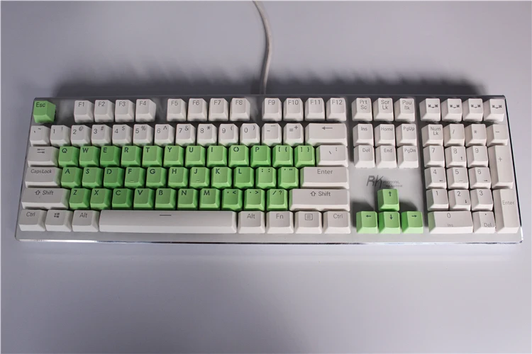 Новое поступление PBT 37 ключ двухклавишный колпачок OEM профиль Вишневый MX колпачки