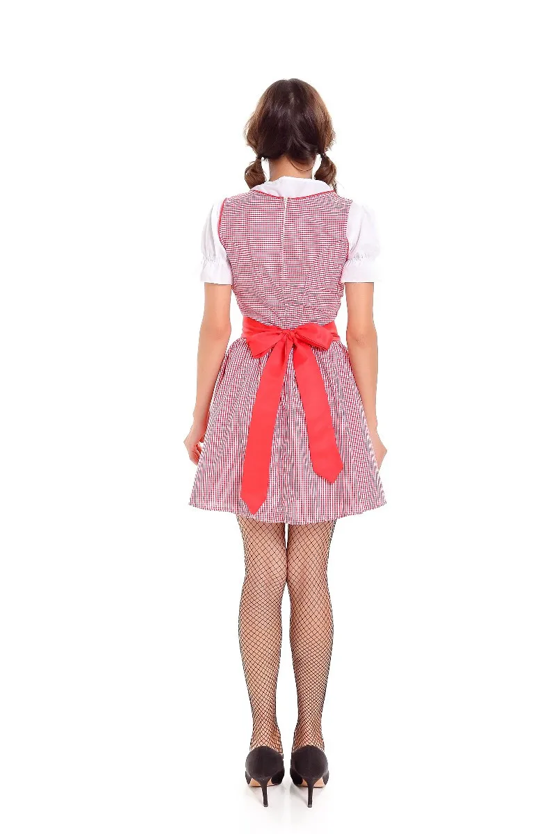 Новинка! Октоберфест фестиваль пива октября юбка ярко красная решетка яркое