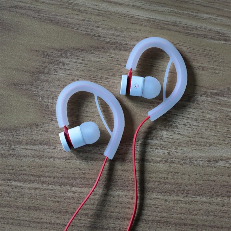 

Promotions Silicone ear hook hanger in-ear headphone earhook earhanger for Flat pasta cable earphone