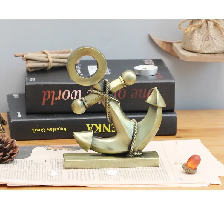 1 шт. модель якоря в стиле ретро винтажное украшение для дома Декор аксессуары