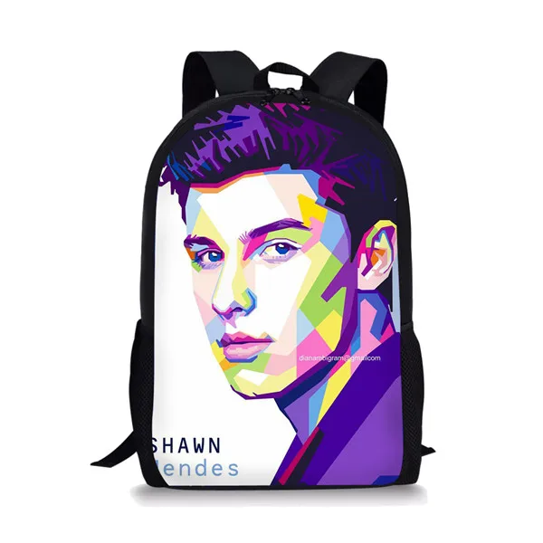CDZHL510C Thikin Mendes Shawn школьная сумка для девочек подростков рюкзак для путешествий сумка для шоппинга женская сумка Mochila - Цвет: CDZHL510C