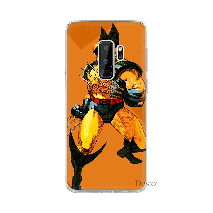Чехол для мобильного телефона Desxz Marvel Men Логан Росомаха Samsung Galaxy A10 A30 A40 A50 A70 A3 A5 A6 A8