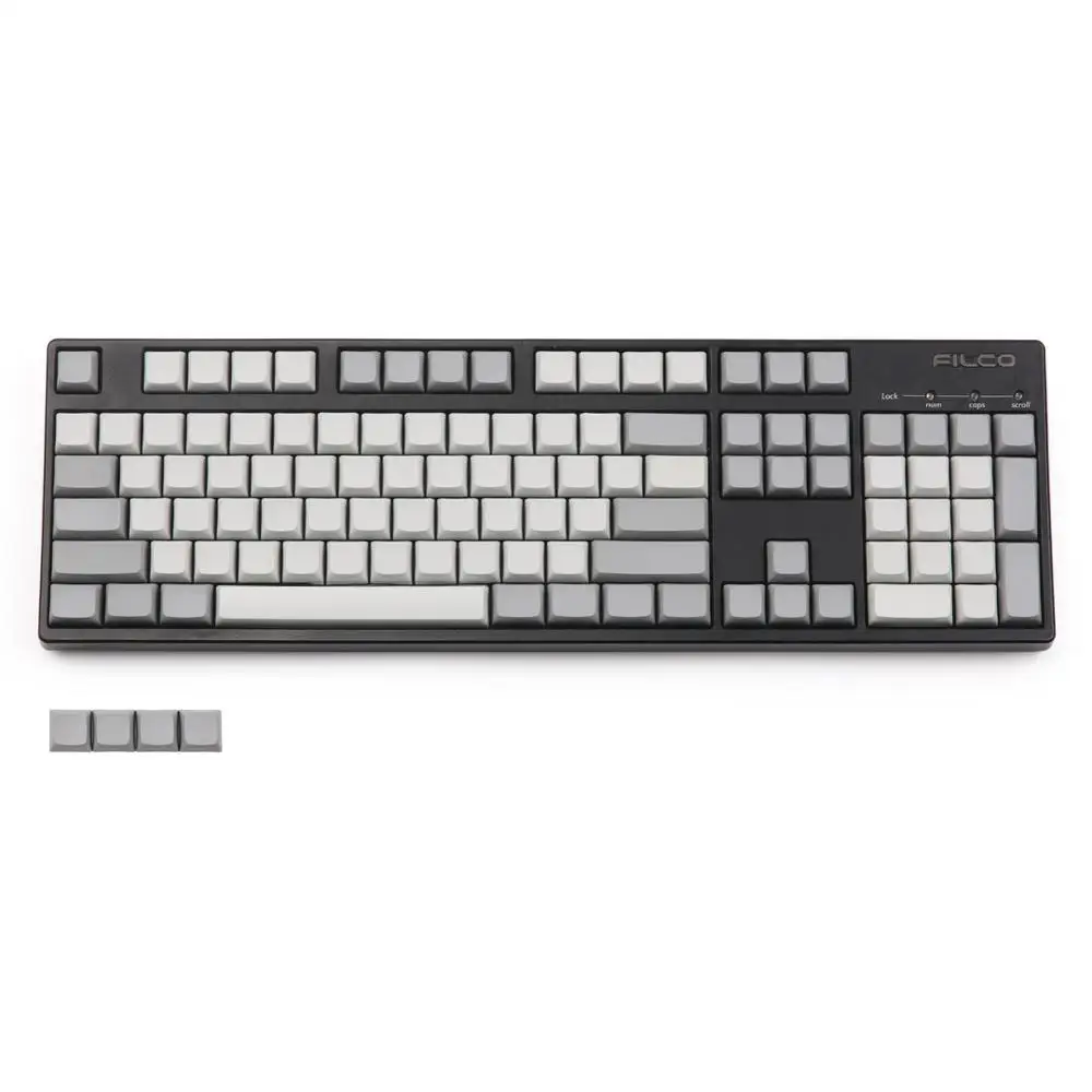 XDA Blank 108 keys Пустые XDA брелки PBT ANSI раскладка 61/87/108 клавиш/полный набор 142 клавиш с ISO для Cherry mx механическая клавиатура - Цвет: XDA Blank 108 keys