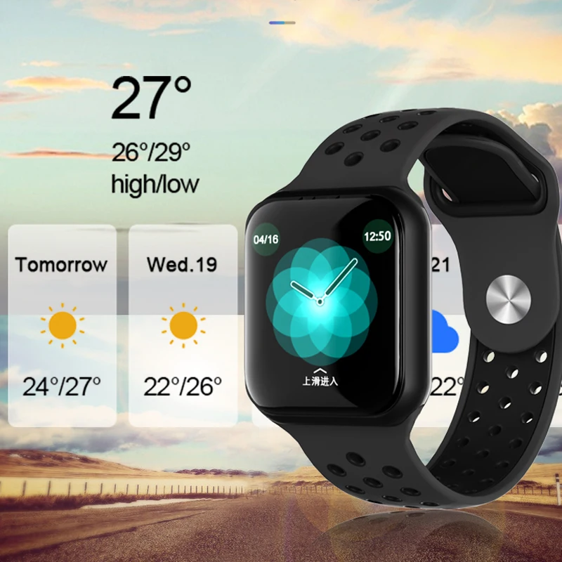 Новейший смарт-браслет F8 с Bluetooth, пульсометром, смарт-браслет, 1,3 дюймовый экран, расстояние шагов, калории, спортивные наручные часы
