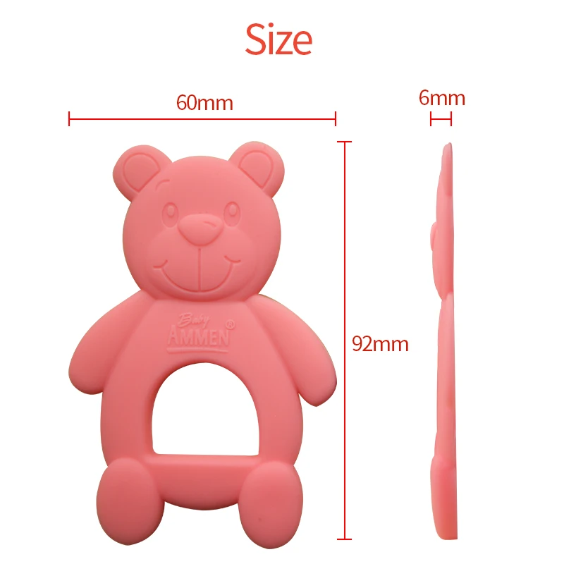 Детский Прорезыватель для зубов безопасный детский силиконовый 3 месяца 2 шт. |