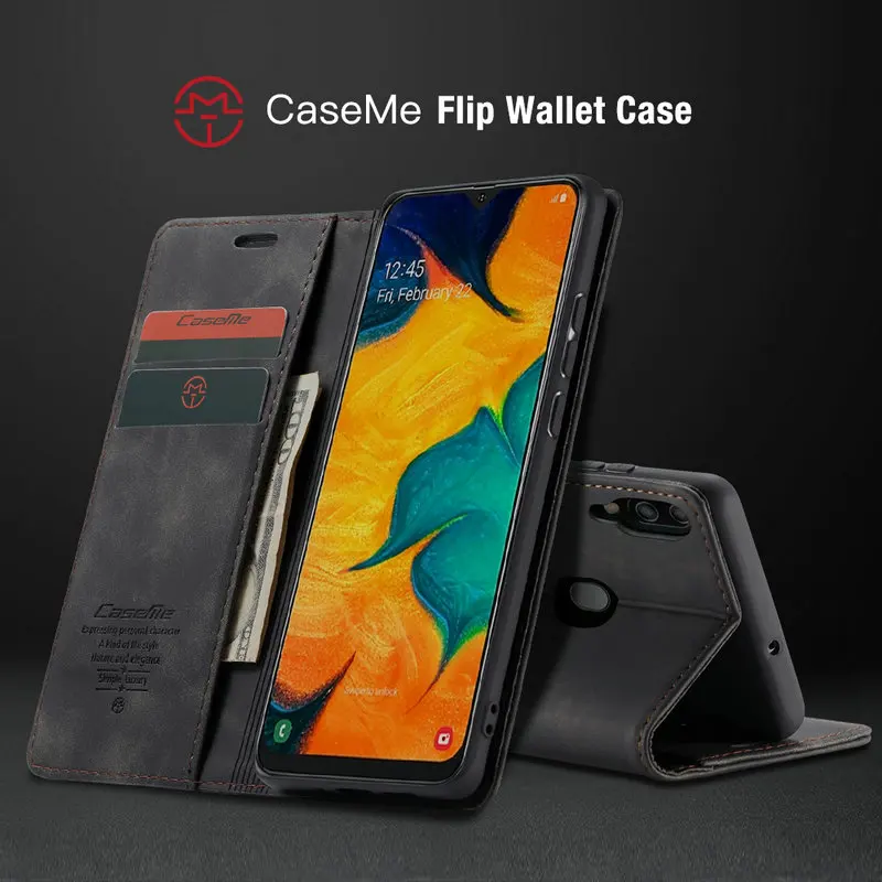 Чехол Me Book, кожаный чехол для samsung Galaxy A30, A40, A50, A70, Роскошный Ретро кошелек, подставка, откидная крышка для samsung M10, M20, Магнитный чехол