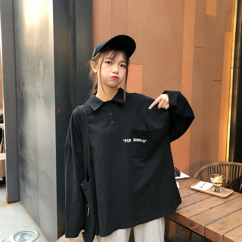 2 цвета Mihoshop Ulzzang Корейская женская модная одежда Весенняя с буквенным принтом