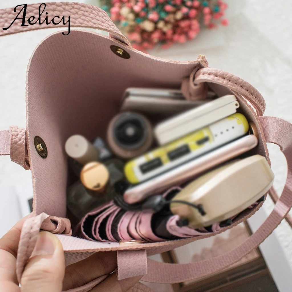 Aelicy модная женская маленькая сумка ведро мессенджер для мобильного телефона