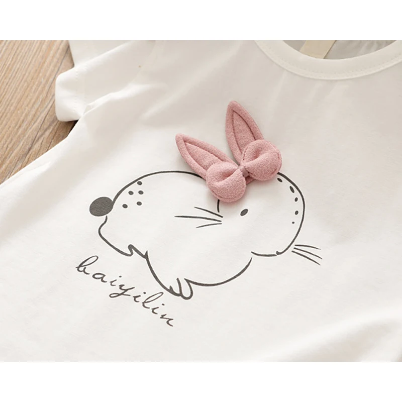 Топ и юбка из 2 предметов комплект одежды для маленьких девочек короткая пачка