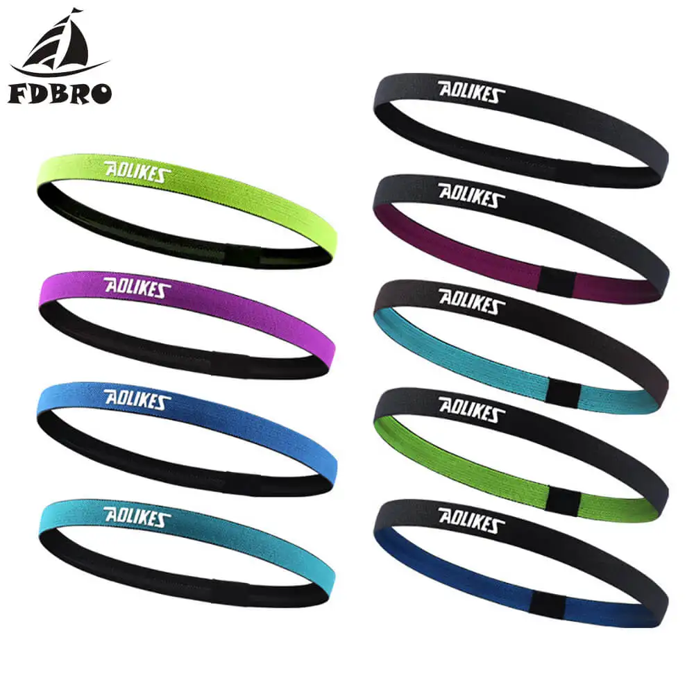 FDBRO 1 шт. головная повязка для тренажерного зала нейлоновая эластичная на голову