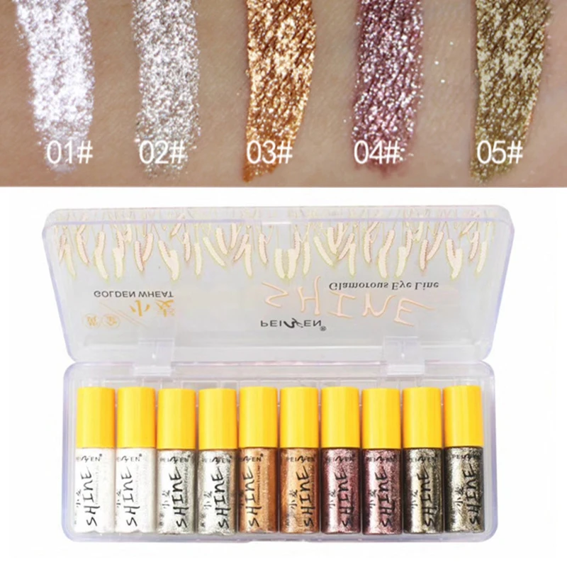 Новые тени для век PNF Золотая Пшеница сияющая подводка глаз шелковистая