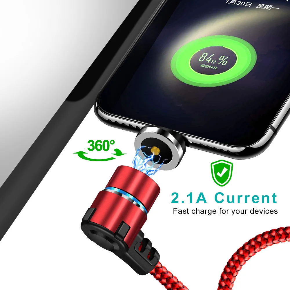 L line Магнитный USB кабель для iPhone Samsung S10 Type C магнитное зарядное устройство зарядки