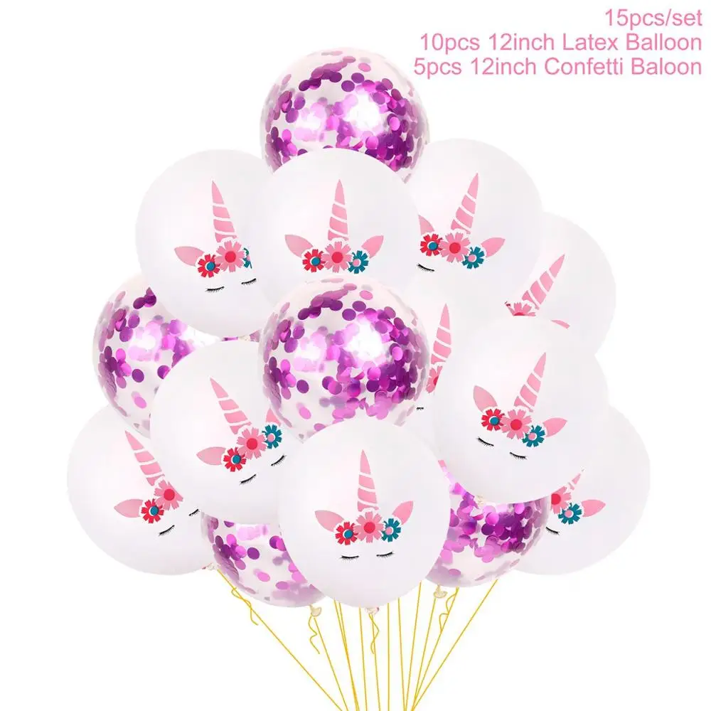 Unicorn balloon 20 Воздушные шары в виде единорога Staraise, розовые латексные вечерние шары в виде единорога, украшения в виде единорога на день рождения, Детские сувениры - Цвет: Unicorn balloon 20