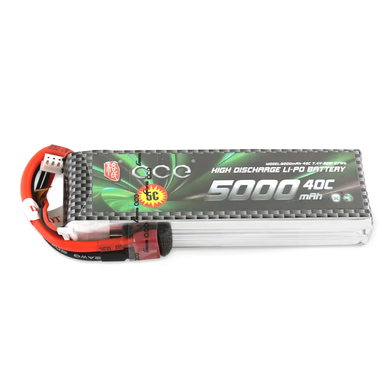 Gens ace 5000 мАч 2 S 7 4 В 40C-80C Lipo батарея для 1:10 размеры модели фиксированные крылья Quadaptor