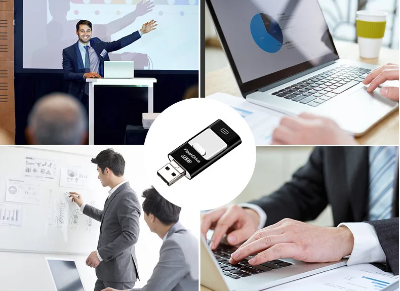 OTG адаптер U диск USB флэш накопитель для Iphone IPad сверкающий Micro Android телефонов 3 0