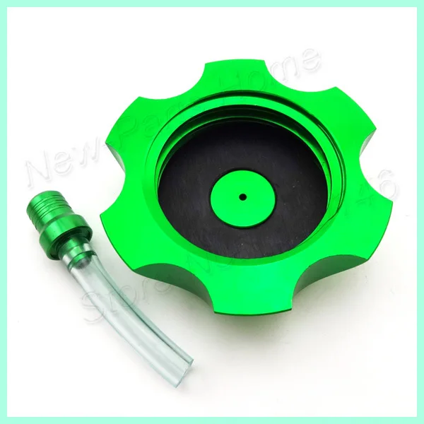 Зеленая алюминиевая крышка бензинового топливного бака для китайских