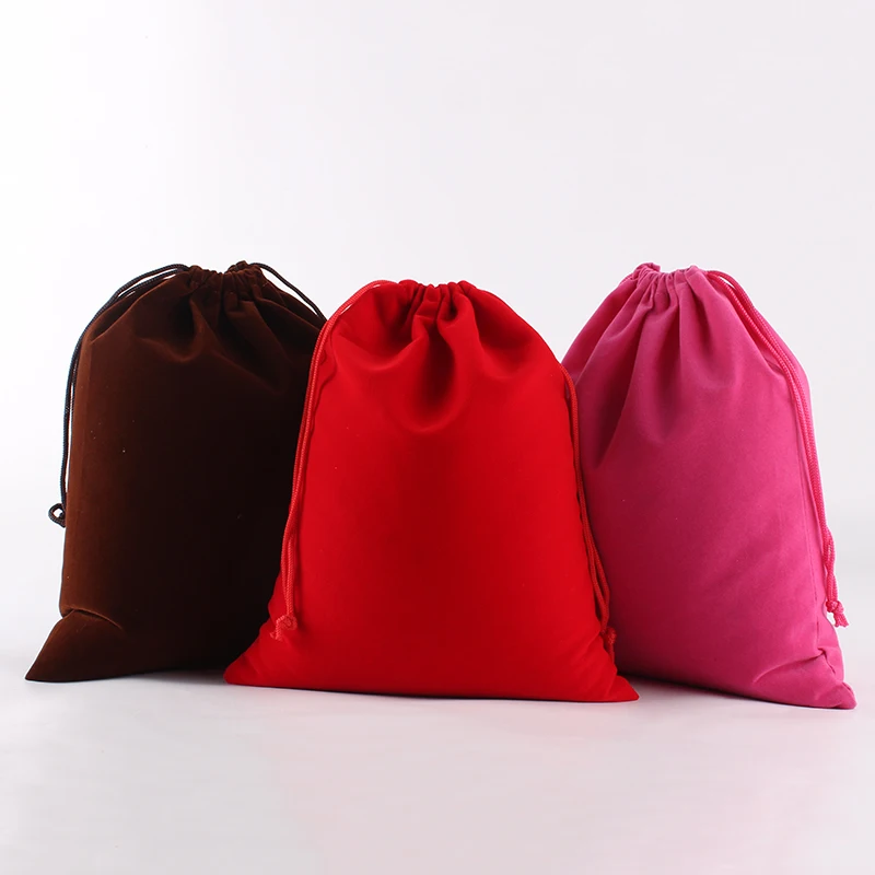 10 шт. бархатные сумки для украшений 20 х25 см|jewelry bag|makeup jewelryblack jewelry bag |