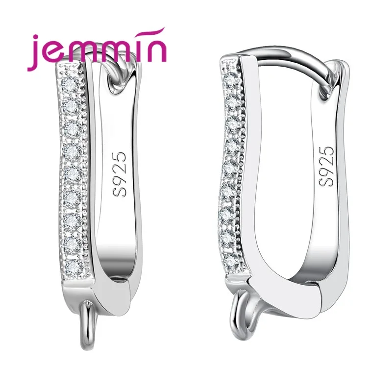 Отлично без никеля высокого качества прозрачного хрусталя 925-кольца из чистого