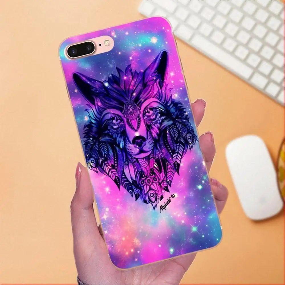 Модный Ловец снов Кот Волк Сова Тоторо для Apple iPhone 4 4S 5 5C 5S SE 6 6S 7 8 Plus X XS Max XR сотовый