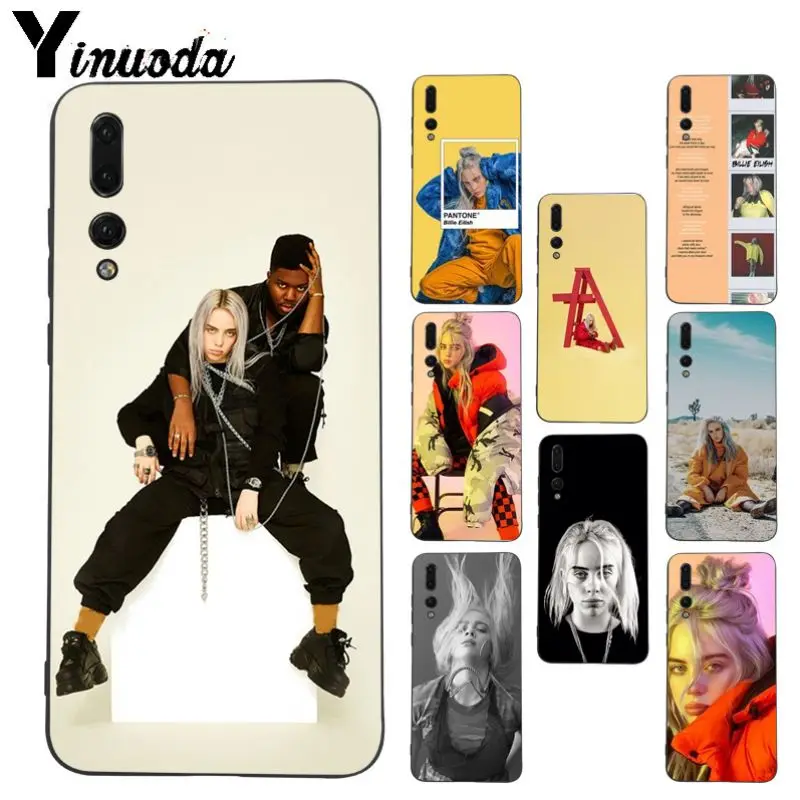 Мягкий чехол для телефона Yinuoda Music Singer Star Billie Eilish Huawei honor 8x 7a P20Lite P10 Plus Mate10Lite Mate20 P20