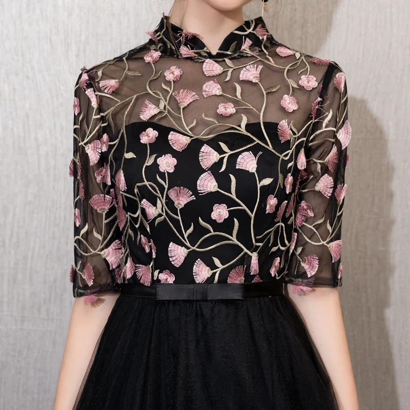 Robe de soiree Новое Элегантное тонкое платье с круглым вырезом vestido festa размера плюс