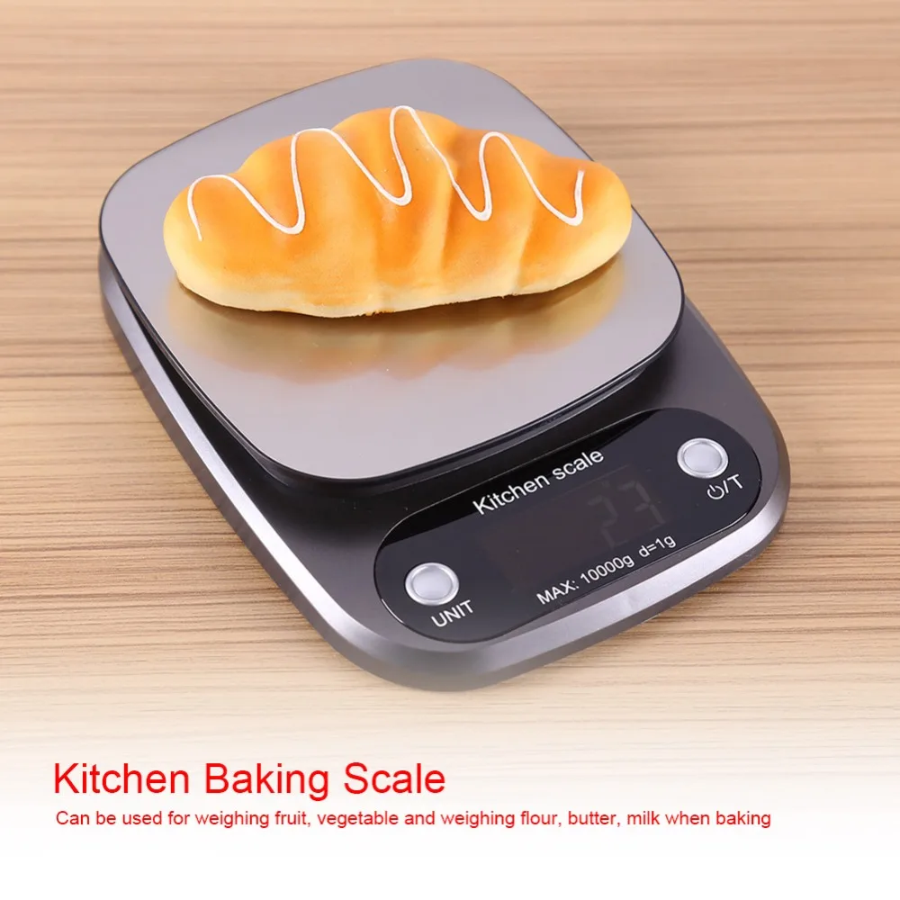 

LCD Electronic Balance Kitchen Scales balance Cooking Measure Tools Digital Stainless Steel 1000g/1g digital Weighing Food Scale