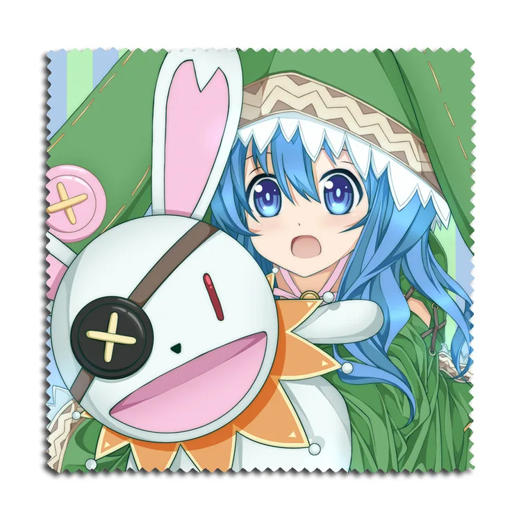 2 шт./компл. аниме «DATE A LIVE» очковых линз очки чистой тканью Каруми очиститель экрана ноутбука ткань для очистки - Цвет: D