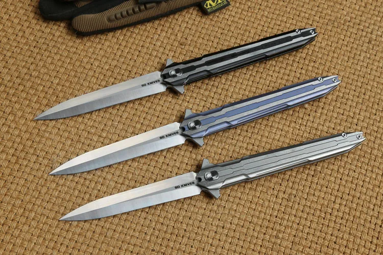 Stedemon E01S Тактика Складной нож VG10 лезвие кВт шариковый подшипник titanium ручка Отдых