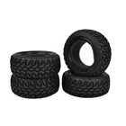 4 шт. высокая производительность RC ралли автомобиль черный зерна резиновые шины для 1:10 4WD RC на дороге автомобиль Traxxas Tamiya HPI Kyosho HSP