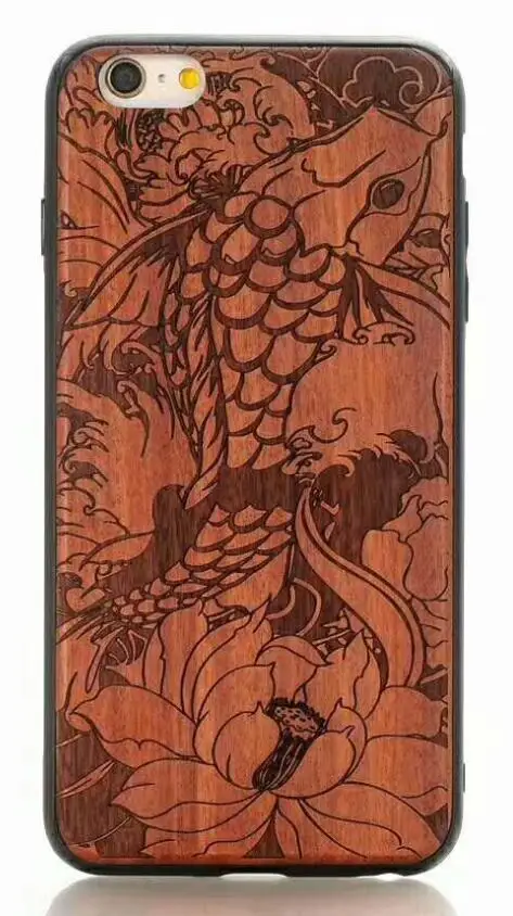 KD04 Чехол из натурального дерева для iPhone XS Max XR X 8 7 6 6S Plus samsung Galaxy Note 9 8 S10e S10 S9 S8 Plus чехол для телефона оболочка кожа сумка - Цвет: KD04