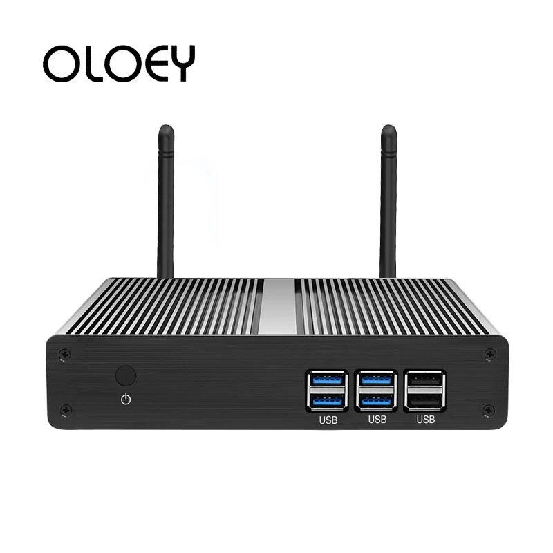 OLOEY Мини ПК Intel Core i7-4610Y i5-4200Y i3-4010Y Процессор Windows 10 8 Гб DDR3L 240GB SSD 300 Мбит/с Wi-Fi, Gigabit Ethernet 6* USB