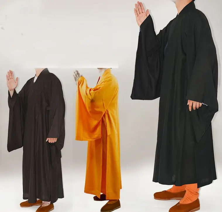 Унисекс Высококачественная буддийская одежда униформа монахи буддистская