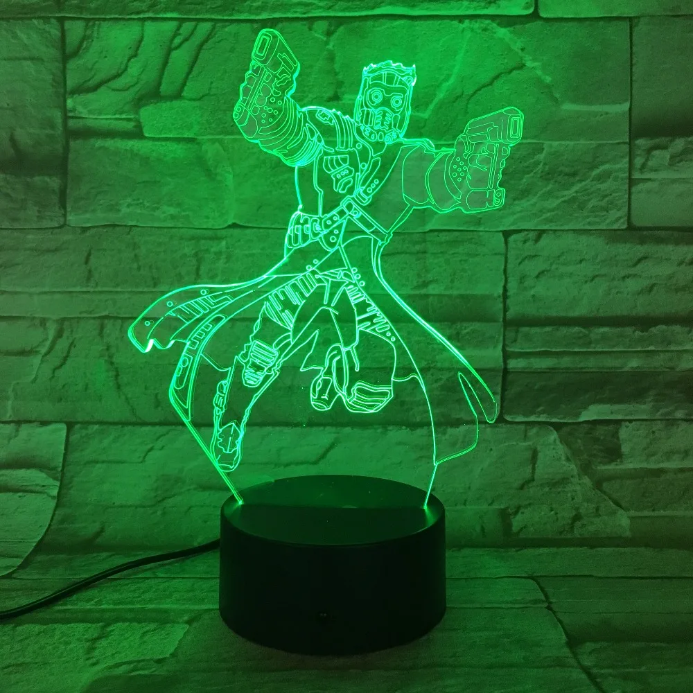 Новинка аниме Рисунок 3D светодиодный светильник Настольная лампа Хэллоуин