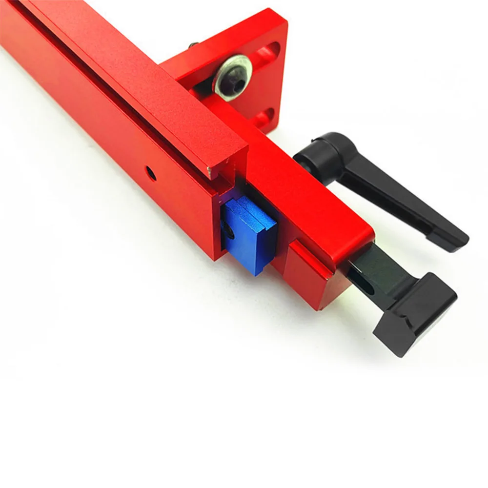 

Fixed T Slot Miter Track Stop Locator Sliding Brackets Woodworking Rail Retainer Chute Backing Connector for 45 T-track