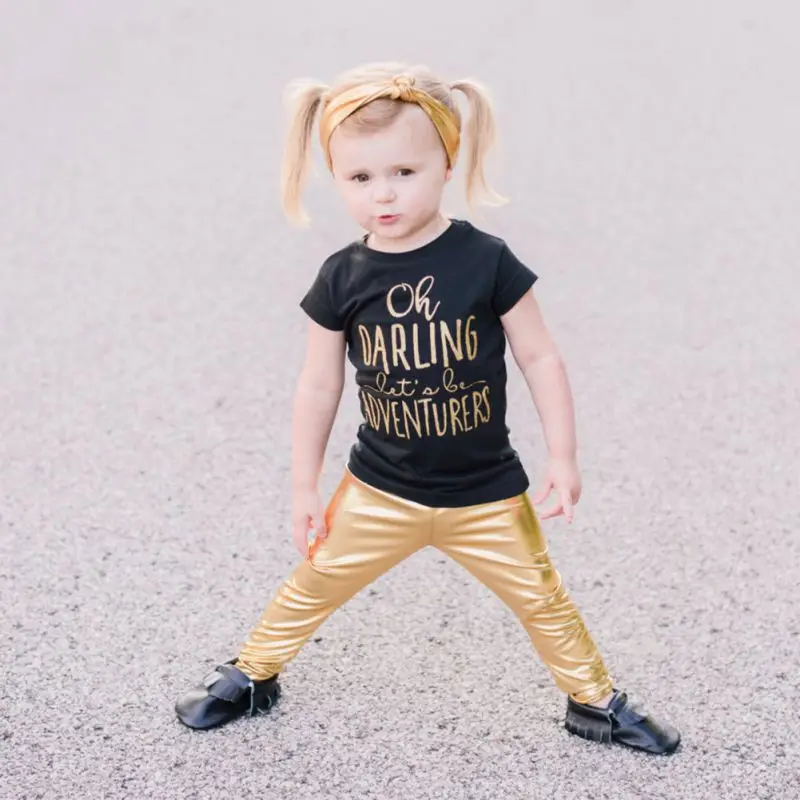 Детские кожаные штаны леггинсы для девочек маленьких мальчиков и осенние