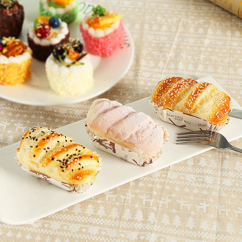 3 шт. искусственный имитационный хлеб украшения для дома торт хлебобулочная