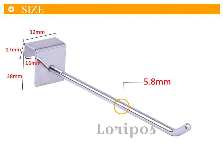 Настенный монтажный кронштейн для полки металлический крючок дисплея|Мебельные