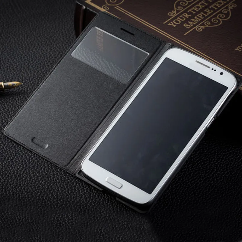 Умный флип чехол кожаный для телефона samsung Galaxy Grand 2 Grand2 Duos SM G7100 G7102 G7105 G7106 сна| |