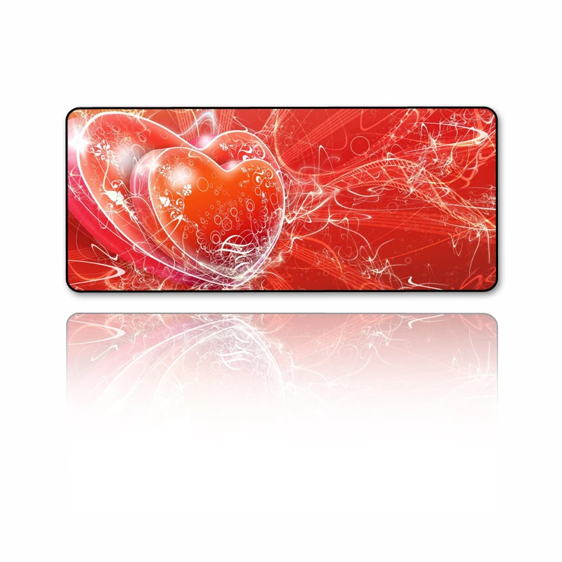 Игровой коврик для мыши высокого разрешения QQQRGB 70x30 см подарки в виде сердца на