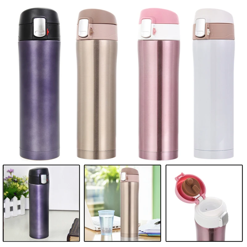 500 мл домашние кухонные Термосы Из Нержавеющей Стали Изолированный термос чашка